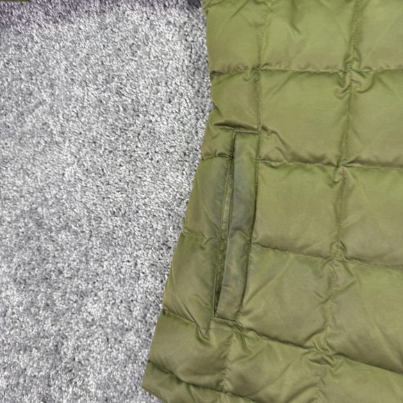 Cabela's Jacket Womens Large Green Down Puffer Hooded Full Zip Outdoor Winter - Picture 10 of 15